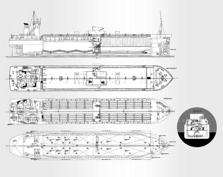 Technical draft of Cemvale - pneumatic cement carrier